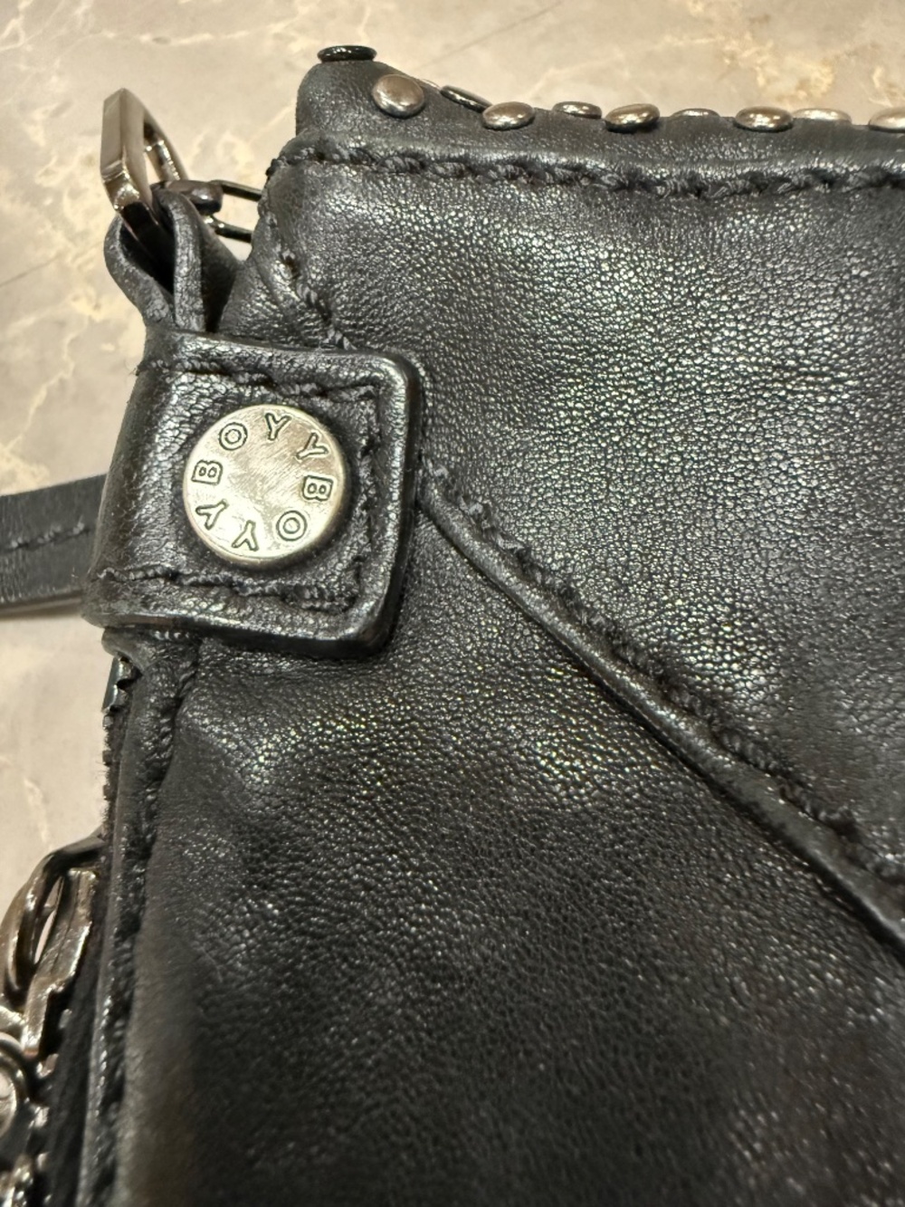 BOYY Authentic Envelope Bag with Removable Chain Strap - Picture 3 of 14